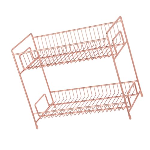 FRCOLOR Schreibtisch-organizer-ständer Aufbewahrungsregal Für Kleinigkeiten Zweilagiges Halteregal Kosmetikhalter Schreibtischregal Für Büro Und Zuhause von FRCOLOR