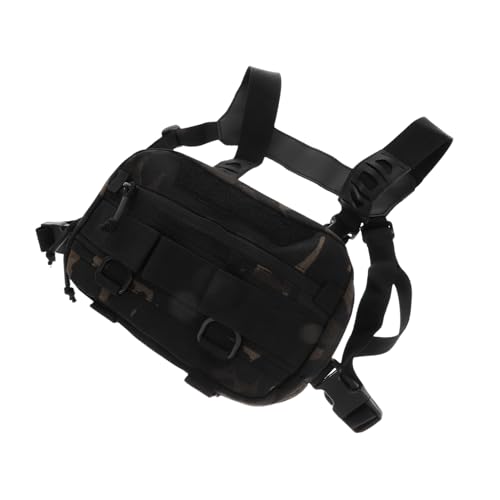 FRCOLOR Kompakte Brusttasche für Herren Multifunktionale Outdoor Tasche Verstellbare für Wandern Laufen und Freizeitaktivitäten Ergonomisches Design mit Mehreren Taschen für Optimale von FRCOLOR