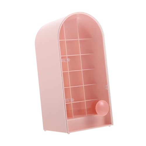 FRCOLOR Kompakte Lippenstift-aufbewahrungsbox 18-gitter-lippenstift-organizer Lipgloss-box Make-up-display-rack Desktop-farbe von FRCOLOR