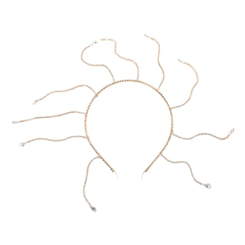 FRCOLOR Rhinestone Haarschmuck Für Braut Handgefertigter Haarreif Und Stirnketten Für Hochzeiten Eleganter Kopfschmuck Mit Strasssteinen Für Brautkleider Und Festliche Anlässe von FRCOLOR