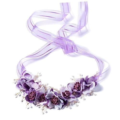 FRCOLOR Stirnband Für Blumenmädchen Kinder Kopfbedeckung Für Die Hochzeit Kopfkranz Für Blumenmädchen Kinderkopfkranz Kopfschmuck Für Blumenmädchen Mädchen Hochzeit Haarschmuck Angepasst von FRCOLOR