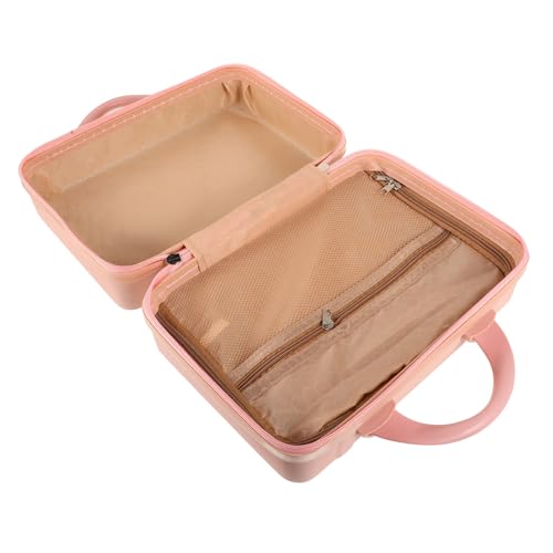 FRCOLOR Kosmetik Koffer Kleiner Make-up-reisekoffer Tragbarer Mini-Koffer Für Damen Geräumiger Aufbewahrungs-Organizer Mit Stabilem Griff Für Geordnete Aufbewahrung Von Make-up von FRCOLOR