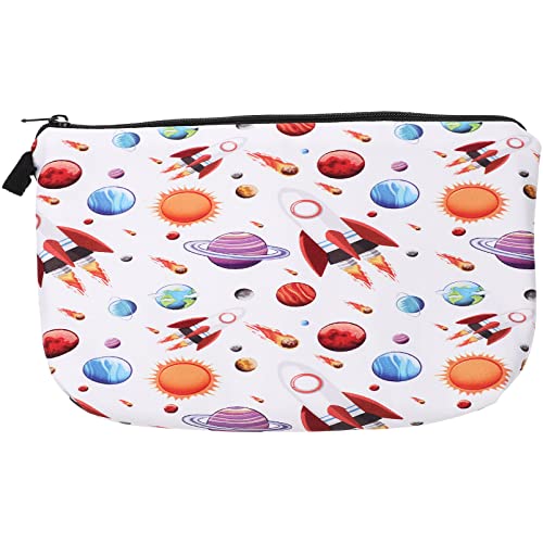 FRCOLOR Printed Makeup Bag Multifunktionale Kosmetiktasche Für Frauen Geräumig Langlebig Für Reisen Und Zuhause Organizer Für Toilettenartikel Kosmetik Und Mehr von FRCOLOR