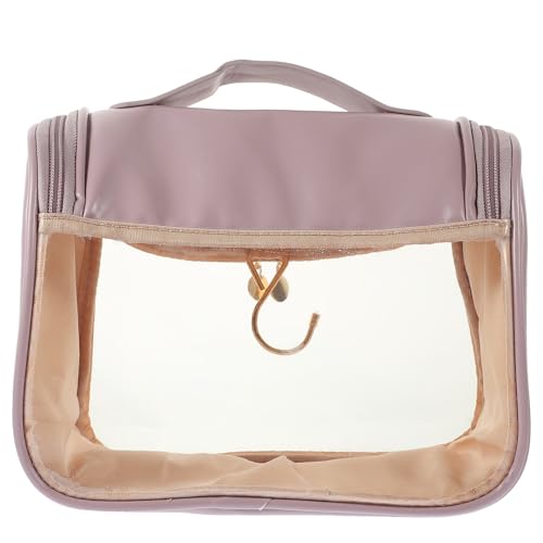 FRCOLOR Kosmetiktasche Mit Großem Fassungsvermögen Reisetasche Tasche Mit Sichtfenster Kosmetik-Aufbewahrungstasche Für Damen von FRCOLOR