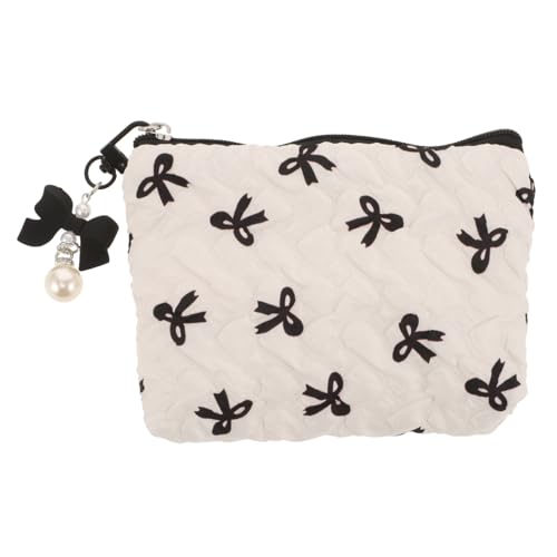 FRCOLOR Kosmetiktasche Mit Schleifendesign Make-up-Tasche Für Damen Reisekosmetiktasche Aus Haltbarem Material Organizer Für Make-up Und Toilettenartikel Kleine Tasche Für Handtasche FRCOLOR Kosmetiktasche Mit Schleifendesign Make-up-Tasche Für Damen Reisekosmetiktasche Aus Haltbarem Material Organizer Für Make-up Und Toilettenartikel Kleine Tasche Für Handtasche von FRCOLOR