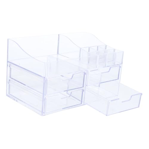 FRCOLOR Kosmetik-aufbewahrungsbox – Schreibtisch-make-up-organizer Mit Schubladen Schreibtisch-organizer Make-up-aufbewahrungshalter Büro-schreibtisch-organizer Stabiles Material FRCOLOR Kosmetik-aufbewahrungsbox – Schreibtisch-make-up-organizer Mit Schubladen Schreibtisch-organizer Make-up-aufbewahrungshalter Büro-schreibtisch-organizer Stabiles Material von FRCOLOR