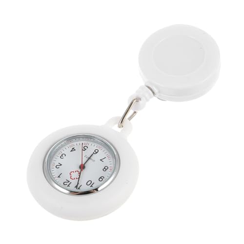 FRCOLOR Unisex Krankenschwesteruhr Mit Silikonband wasserdichte Hand-Clip-Uhr Praktische Und Langlebige Pflegeuhr Leicht Und Tragbar Für Medizinische Fachkräfte Geeignet Für Damen Und von FRCOLOR