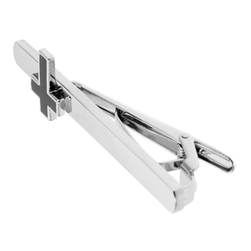 FRCOLOR Krawattenklammer Herren Kupfer Kreuz Design Leicht und Anzug Accessoire für Business Religiöse Anlässe und Formelle Events von FRCOLOR