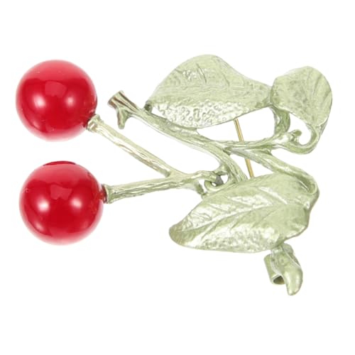 FRCOLOR Kreative Kirschbrosche Vielseitiges Kostümzubehör für Dekoration und Mode für Kleidung Taschen und Perfektes für von FRCOLOR