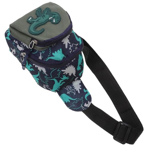 FRCOLOR Kreativer Dinosaurier Junge Mädchen Brusttasche Aus Hochwertigem Nylonmaterial Mit Schönen Druckmuster Für Junge Mädchen Zum Aufbewahren Von Schlüsseln Snacks Und Spielsachen von FRCOLOR