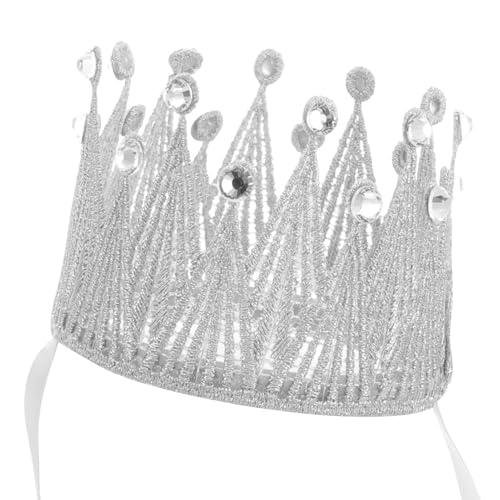 FRCOLOR Prinzessin Krone Für Mädchen Party-haarreifen Mit Ripsband Für Kindergeburtstage Hochzeiten Und Cosplay Accessoire Für Kleine Prinzessinnen von FRCOLOR