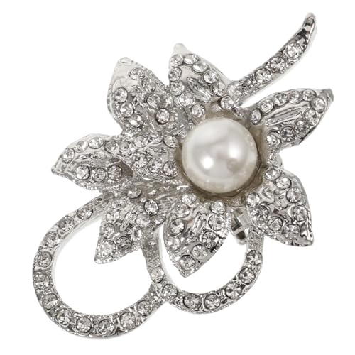 FRCOLOR Künstliche Perlen Schuhclips für Damen Abnehmbare Blumenschuh Dekoration für Hochzeiten Abschlussbälle Besondere Anlässe von FRCOLOR