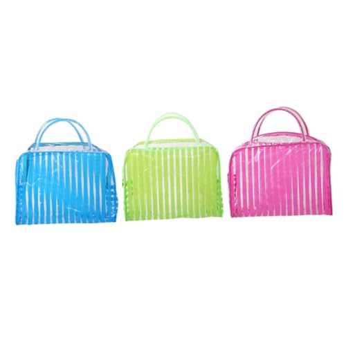 FRCOLOR Transparente Kulturbeutel 3 Stück Make up Tasche Reisegröße Mit Reißverschluss Für Frauen Und Männer Für Urlaub Und Alltag FRCOLOR Transparente Kulturbeutel 3 Stück Make up Tasche Reisegröße Mit Reißverschluss Für Frauen Und Männer Für Urlaub Und Alltag von FRCOLOR