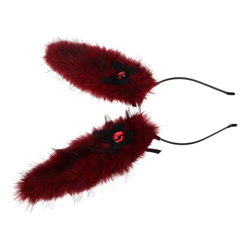 FRCOLOR Kuschelige Halloween Haarband mit Dämonenaugen Einzigartiges Kostümzubehör für Cosplay und Partys für Halloween und Rollenspiele von FRCOLOR