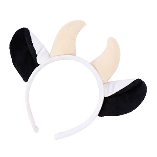 FRCOLOR Kuh Ohren Haarreif Lustiger Tier Kopfschmuck Für Halloween Weiches Plüschmaterial Bequem Und Leicht Für Kostümpartys Und Cosplay Mädchen Und FRCOLOR Kuh Ohren Haarreif Lustiger Tier Kopfschmuck Für Halloween Weiches Plüschmaterial Bequem Und Leicht Für Kostümpartys Und Cosplay Mädchen Und von FRCOLOR