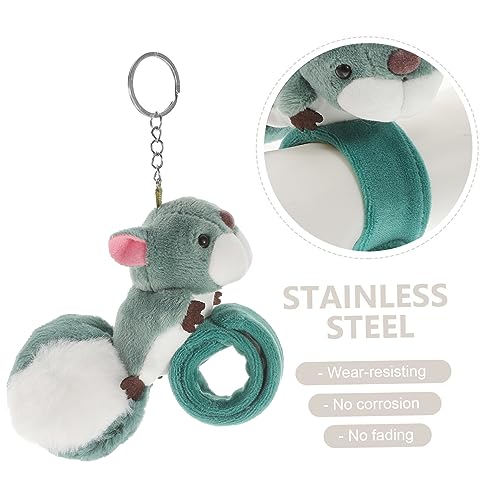 FRCOLOR Kuscheliges Tier Snap Armband Eichhörnchen Design Slap Bracelet Party Deko Freundschaftsband Einfach Anzulegen Robust Langlebig von FRCOLOR