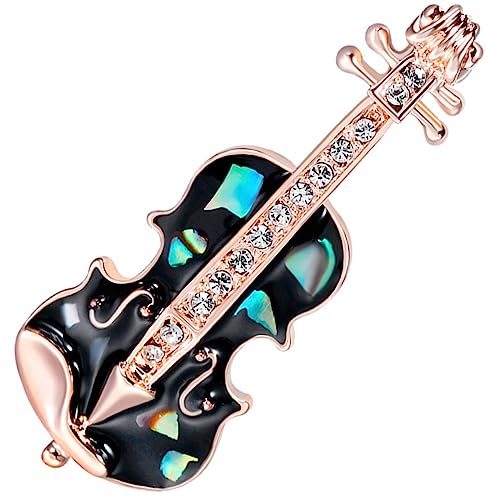 FRCOLOR Lackierte Corsage -stifte Stillscheide Schmuck Geigenbrosche Pin Musik-schmuck-brosche Broschennadel Musikalische Reversbrosche Brosche Für Damen Legierung von FRCOLOR