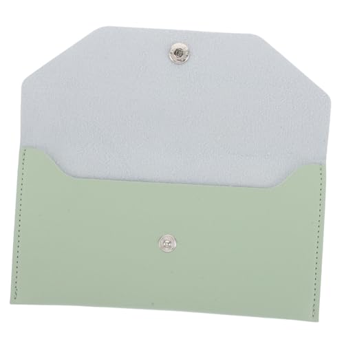 FRCOLOR Damen Portemonnaie Aus Pu-Material Kleiner Kartenhalter Mit Quittungshalter-Organizer Kompakte Brieftasche Als Geldumschlag Für Bargeld von FRCOLOR