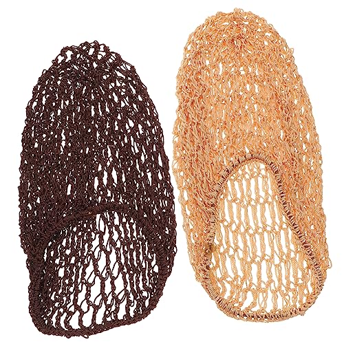 FRCOLOR 2stücke Netzmütze Für Lange Schlafzeit Haarschutz Netz Schlafmütze Mit Haarschutzfunktion Geeignet Für Schlafgebrauch Schützt Die Frisur Bequemer Sitz Durch Dehnbares von FRCOLOR