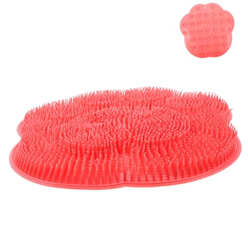 FRCOLOR Lazy Rückenmassagepad Massagekissen massagematte Rückenpeelingbürste Badewaschpad Saugnapf Fußpolster Fuß saubere Matte rutschfeste Fußmatte Füße reiben Bodenmatte Waschmaschine von FRCOLOR