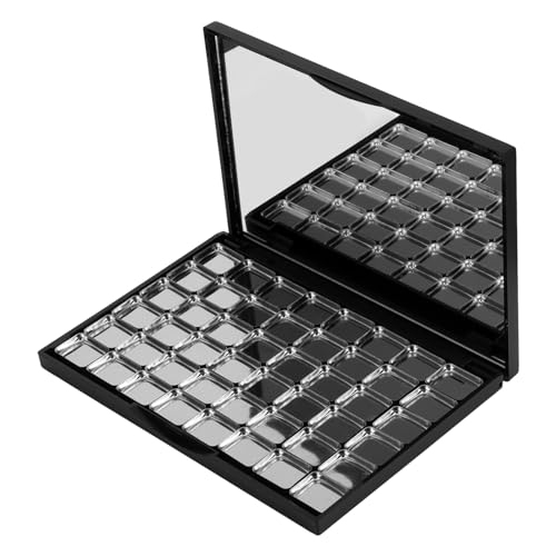 FRCOLOR Leere Magnetische Make up Palette 48 Stück 16 Stück 19mm Metallpfanne Tragbar Für Lidschatten Und Rouge Mit Spiegel Selbstgemacht Kosmetikbehälter von FRCOLOR