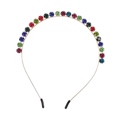 FRCOLOR Modisches Diamant-stirnband Strass-stirnband Für Damen Glas-strasssteine Einfach Zum Dekorieren Ihres Haares Ideal Für Alle Anlässe von FRCOLOR