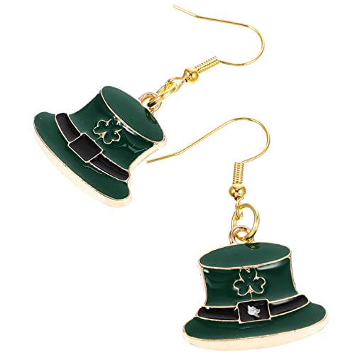 FRCOLOR Leichte Patricks Day Ohrhänger Damen Shamrock Kleeblatt Festival Schmuck Party Zubehör Hochwertiger Angenehm zu Tragen Passend für Karneval Maskerade und Alltag von FRCOLOR