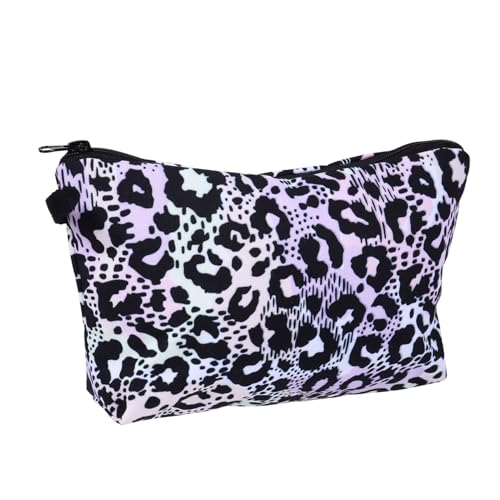 FRCOLOR Leopard-Kosmetiktasche Aufbewahrungstasche Kosmetiktasche Portable Make-up-Taschen-Organizer - -Organizer bilden Veranstalter Handtasche Makeup Tasche von FRCOLOR