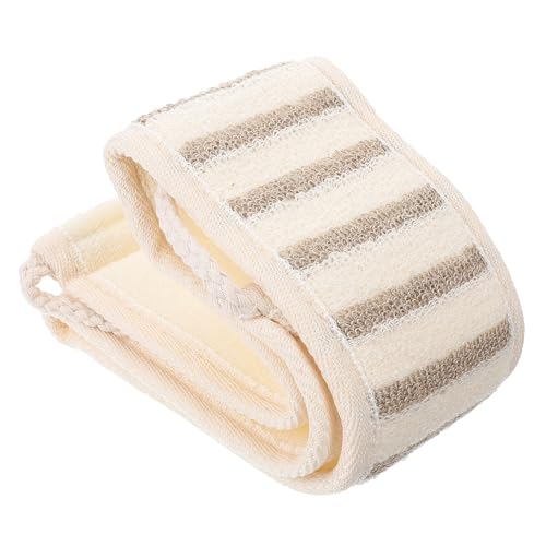 FRCOLOR Duschschrubber Für Körper Wiederverwendbares Badetuch Mit Kordelzug Peeling-waschlappen Badezubehör Rückenschrubber Peeling Für Effektive Hautreinigung von FRCOLOR