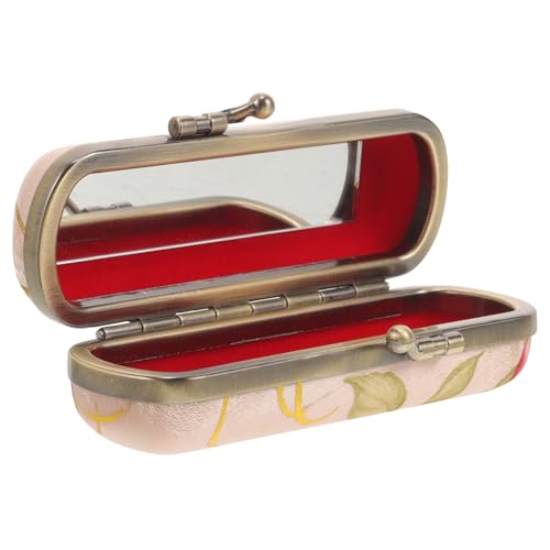 FRCOLOR Kompakter Lippenstiftbehälter Für Damen Eleganter Kosmetikhalter Mit Dekorativem Design Für Handtaschen Reisen Partys Und Vielseitige Verwendung von FRCOLOR