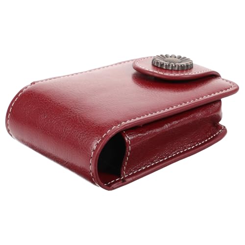 FRCOLOR Kosmetiktasche Für Damen Mit Spiegel Tragbare Lippenstifthülle Und Makeup Organizer Für Reisen Hochwertige Kosmetiktasche Weinrot Ideal Für Unterwegs FRCOLOR Kosmetiktasche Für Damen Mit Spiegel Tragbare Lippenstifthülle Und Makeup Organizer Für Reisen Hochwertige Kosmetiktasche Weinrot Ideal Für Unterwegs von FRCOLOR