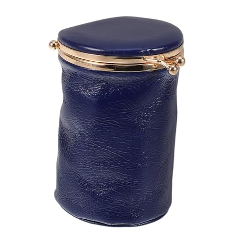 FRCOLOR Lippenstiftetui Aus Kunstleder Mit Integriertem Spiegel Tragbare Mini-schminktasche Für Handtasche Kleiner Lippenstift-Organizer Für Damen von FRCOLOR