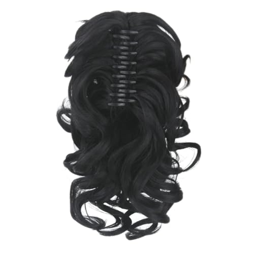 FRCOLOR 1stück Lockige Synthetik Haar-wig Mit Ponytail Haarverlängerung Haarknoten Für Und Mädchen Farbe von FRCOLOR