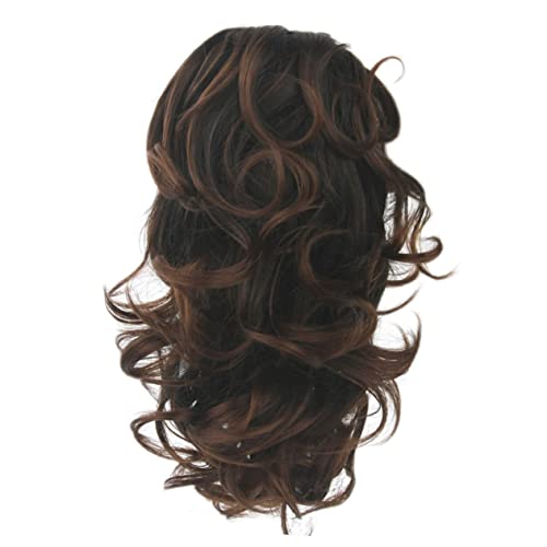 FRCOLOR Pferdeschwanz-perücken-klammer Locken-haarspangen Für Frauen Und Mädchen Clip-on-pferdeschwanz-perücke Haarknoten-haarteil-clip FRCOLOR Pferdeschwanz-perücken-klammer Locken-haarspangen Für Frauen Und Mädchen Clip-on-pferdeschwanz-perücke Haarknoten-haarteil-clip von FRCOLOR