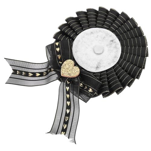 FRCOLOR Lolita Style Runde Badge Pin Diy Namensband mit Anstecknadel Süßer Auszeichnungsschleife für Mädchen Frauen Party Schmuck Geburtstag Feier Dekoration von FRCOLOR