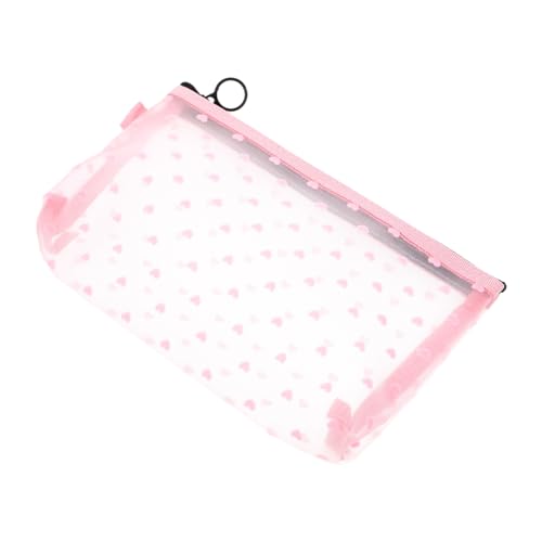 FRCOLOR Transparente Reise-Make-up-Tasche Aus Nylonnetz Mit Reißverschluss Organizer Für Kosmetika Kleingeld Und Karten Atmungsaktiv Schützend Und Leicht Für Reisen Und Alltag von FRCOLOR