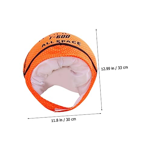 FRCOLOR Lustiger Basketball Cosplay Kopfverkleidung Weiches Stoffmaterial Leichtes Karneval Kostüm Foto Requisit für Halloween und Themenpartys von FRCOLOR
