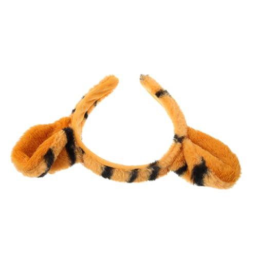 FRCOLOR Ohr Haarreif 1 Stück Cosplay Kopfschmuck für Kinder Tiger Design Party Accessoire für Kostüme Unisex Süßes Haarband für Nachtpartys von FRCOLOR
