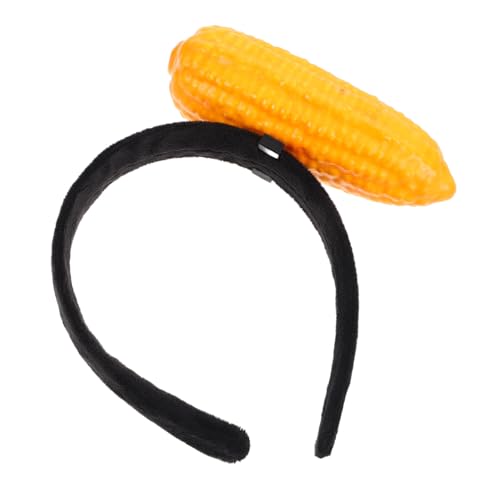 FRCOLOR Lustiges Stirnband Haarschmuck Für Den Urlaub Stiefelhorn Garten Anhänger Horn Schuhanzieher Haarnetz-schlauch Lustiger Maisstirnband Bürste Für Ecken Osterhasenfüller Polyester von FRCOLOR
