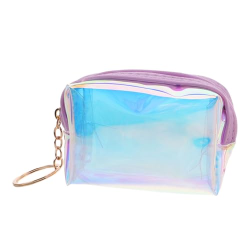 FRCOLOR Mädchen Geldbörsen Schlüsselanhänger Münztasche Mini Schlüsselanhänger Geldbörse Wechselgeldbörse Für Mädchen Schlüsseltasche Münzgeldbörse Klare Schlüsselanhängertasche von FRCOLOR