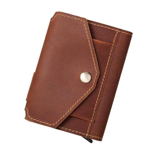 FRCOLOR Lederfutter Geldbeutel Für Männer RFID-sicherheitstechnologie Raum Für Karten Tragbar Für Spaziergänge Schlichtes Und Elegantes Design von FRCOLOR
