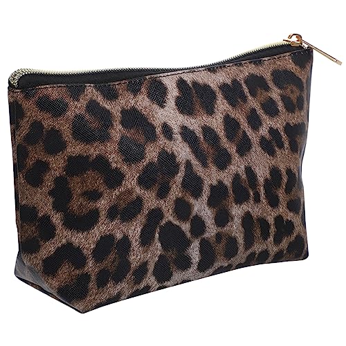 FRCOLOR Kosmetiktasche Mit Reißverschluss Kleine Leoparden-Tasche Make-up-Organizer Tragbarer Kulturbeutel Reise-schminktasche von FRCOLOR