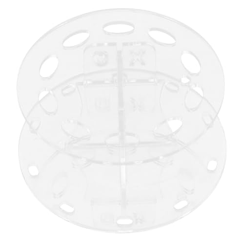 FRCOLOR Kosmetikpinsel-organizer Acryl-trockenständer Für Make-up-pinsel Stilvoller Halterständer Mit 10 Löchern Einfach Zu Bedienen von FRCOLOR