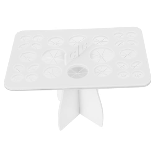 FRCOLOR Make-up-pinselhalter Aus Robustem Material Zum Trocknen Und Präsentieren Organizer Für Kosmetikpinsel Praktisches Regal Für Make-up-tools von FRCOLOR