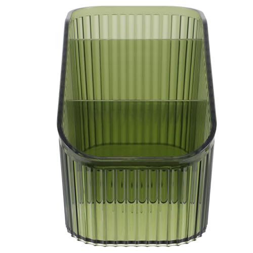 FRCOLOR Makeup Pinsel Mit Transparenter Kosmetik Organizer Für Schminkutensilien Und Stifte Praktischer Desktop Aufbewahrungsbehälter Leichtem Design Für Zuhause Und Büro von FRCOLOR