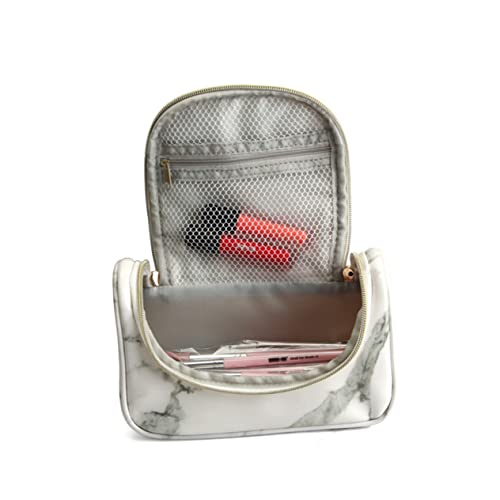 FRCOLOR Einzigartige Marmor-Make-up-Tasche Tragbare Organizer-Tasche Mit Reißverschluss Für Damen Reisen Urlaub Schule von FRCOLOR