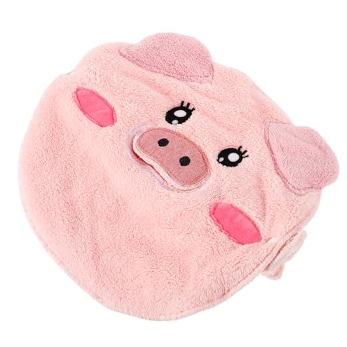 FRCOLOR Maske Cartoon-handtücher Cremefarbene Dekotasche Mädchen Handtücher Op-beutel Stomabeutel Schlangenförmiges Heiße Und Kalte Handtücher Care Stomabeutel Rosa Korallenvlies von FRCOLOR