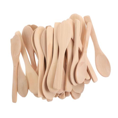FRCOLOR Maskenmischlöffel 36 Stück Hölzerne Make-up-löffel Sichere Gadgets Einfach Zu Verwendende Werkzeuge Für von FRCOLOR
