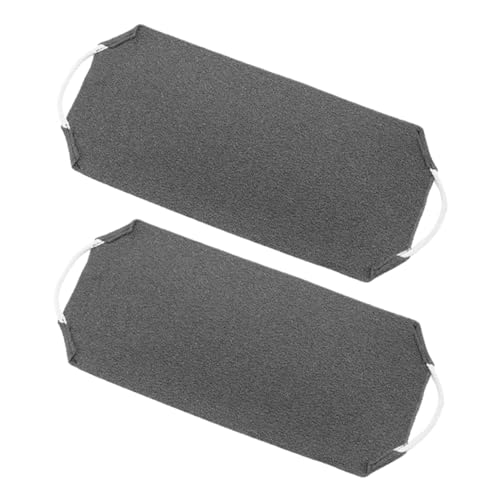 FRCOLOR 2stücke Körperpeeling-handtücher Peeling-duschhandschuhe Für Rücken Und Badezimmer Langes Griff-handtuch Für Tiefenreinigung Und Abgestorbene Hautentfernung Geeignet Für von FRCOLOR