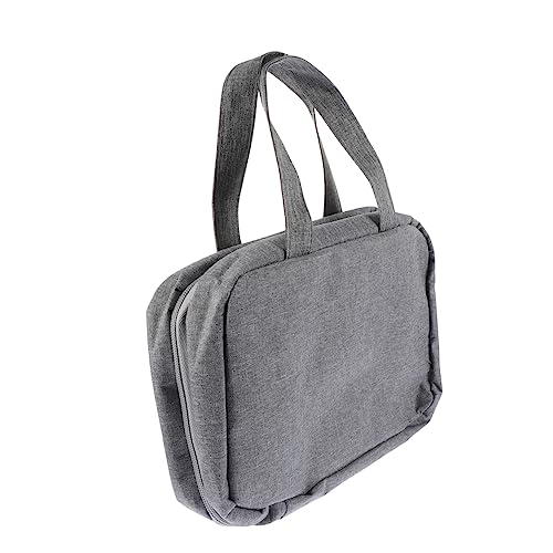 FRCOLOR Geschichteter Kulturbeutel Tragbare Kosmetiktasche Hängende Dusche Reisetragetasche Bad Organizer Zum Aufhängen Kulturbeutel Für Damen Badetasche Polyester Koffer Bilden Fräulein von FRCOLOR